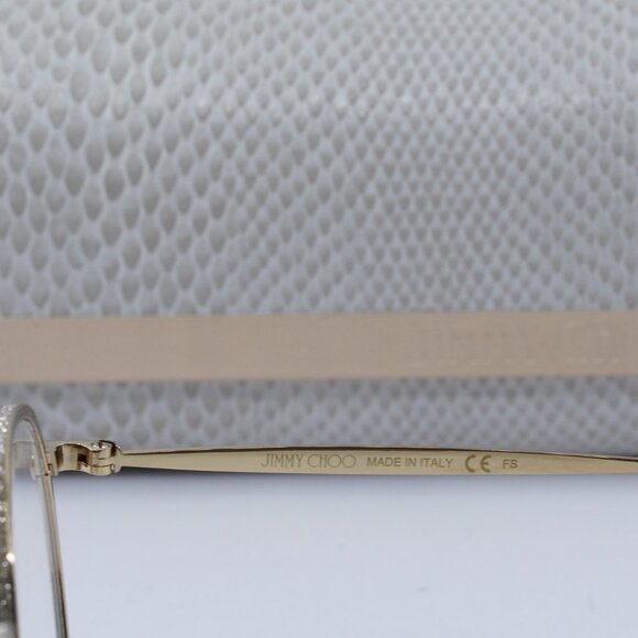 Jimmy Choo JC230 0J5G 00 Round Eyeglasses - Gold - Picture 5 of 9